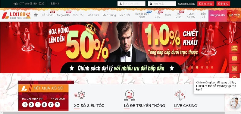 Lixi88 – Nhà cái Lô đề LIXI88 trực tuyến 1 ăn 99 uy tín tại Việt Nam