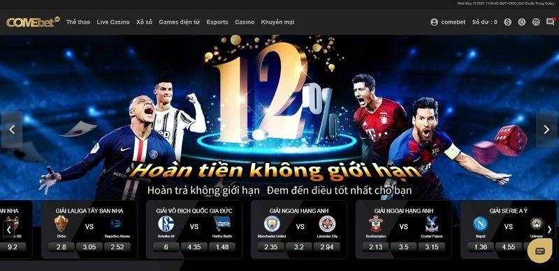 Comebet - Top nhà cái cá cược uy tín nhất hiện nay