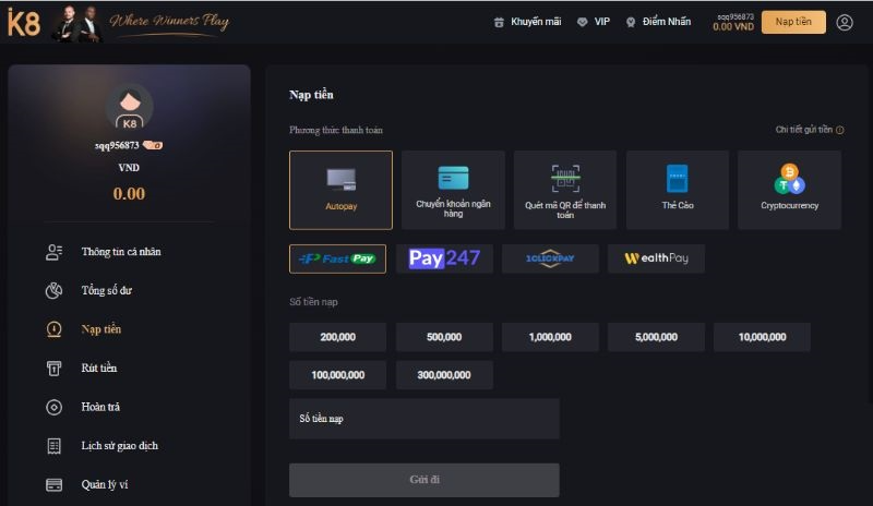 K8 - Thương hiệu nhà hợp pháp đáng tin cậy
