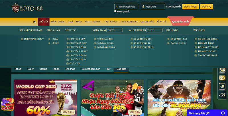 LOTO188 - Nhà cái lô đề minh bạch, hấp dẫn nhất Châu Á