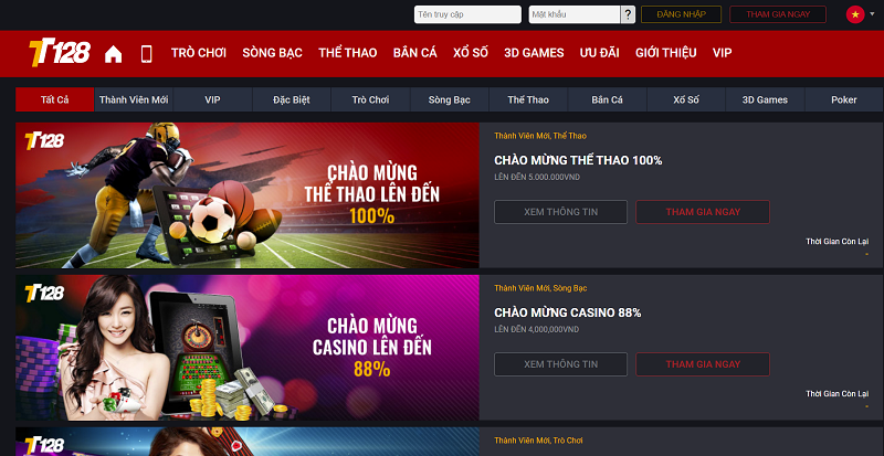TT128 - Nhà cái minh bạch, an toàn hàng đầu Châu Á