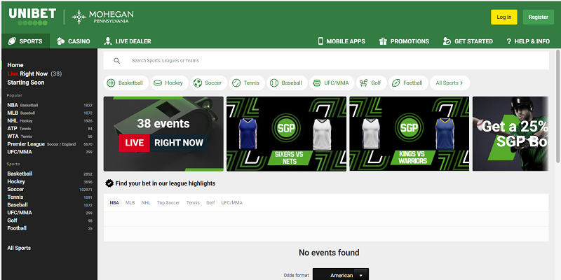 UNIBET - Nhà cái cá cược quen mặt ở hơn 100 quốc gia